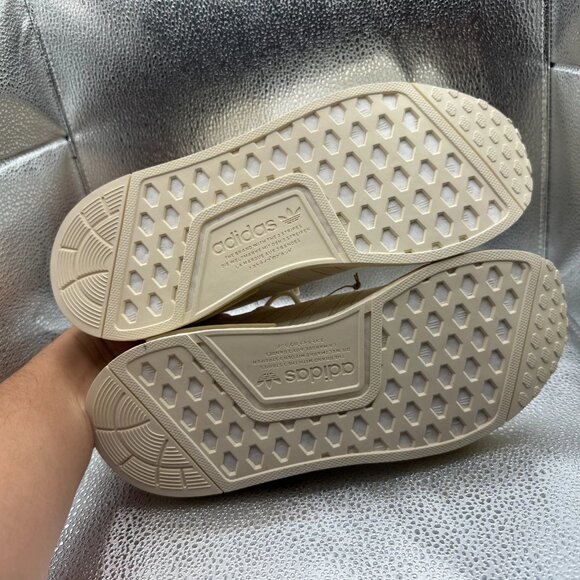 Size‎ 9 Adidas NMD_R1 Wonder White Womens Lace-Up Comfort Athletic Shoes IE9076 - Picture 10 of 11
